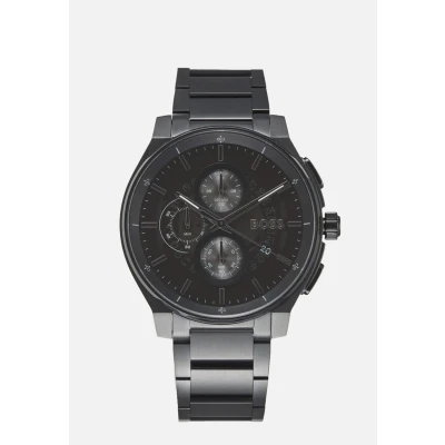 Abbildung von BOSS PEAK 2.0 Chronograph, Herren, Größe: One Size, Black