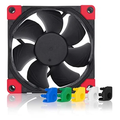 Abbildung von Noctua NF A8 PWM chromax.black.swap, Leiser Premium Lüfter, 4 Pin (80mm, Schwarz)