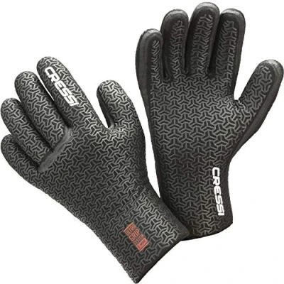 Abbildung von Cressi Gotland Liquid Seal Gloves 3 or 5mm 5 Finger Tauchhandschuhe aus weichem Neopren oder 5mm, hoher Elastizität, für Erwachsene