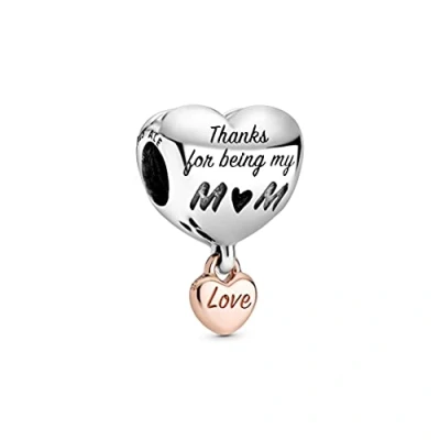 Abbildung von PANDORA ROSE Charm &quot;Love You Mum&quot; Herz 788830C00