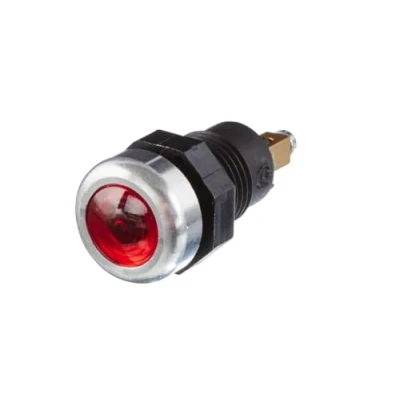 Abbildung von HELLA Kontrollleuchte Halogen 12V / 24V geschraubt 2AA 008 595 031, Rot
