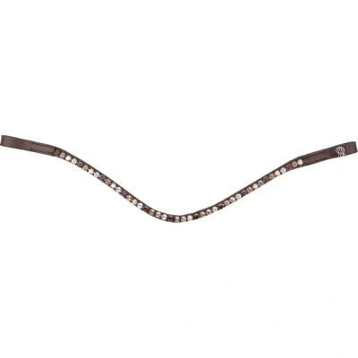 Abbildung von Waldhausen Stirnriemen X Line Glam Br/Gold/Beige/Silber WB