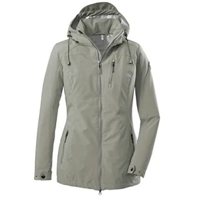 Abbildung von G.I.G.A. DX Damen Casual Softshelljacke mit abzippbarer Kapuze Solena, helloliv, 46, 33059 000