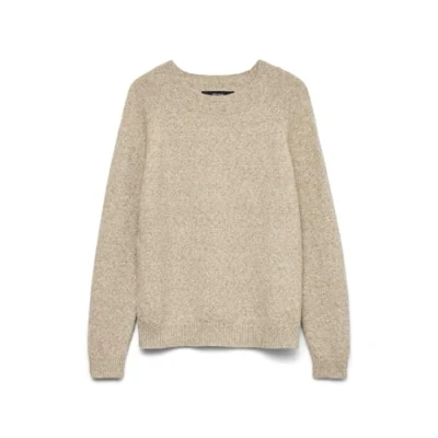 Abbildung von Vero Moda LS Oneck GA NOOS Strickpullover, Damen, Größe: Large, Sepia tint