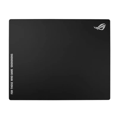 Abbildung von ASUS ROG Moonstone Ace L Black Gaming Mauspad (gehärtetes Glas, rutschfester Boden aus Silikon, 500 x 400 mm, schwarz)