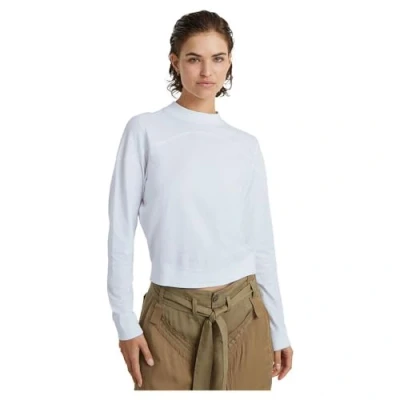 Abbildung von G Star RAW Women&#039;s Tops Constructed Loose Mock t ls wmn, Weiß (White D24627 D601 110), S