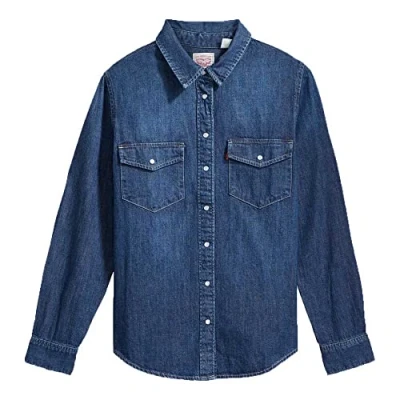 Abbildung von Levi&#039;s Iconic Western Hemdbluse, Damen, Größe: XXS, Air space