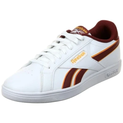 Abbildung von Reebok Unisex Court Retro Sneaker,White Richmaroon Fiercegold,47 EU