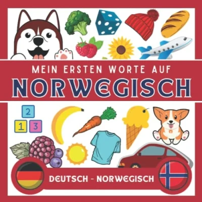 Abbildung von Meine Eersten Worte Auf Norwegisch: Norwegisch lernen für anfänger und kinder Bildwörterbuch deutsch wörterbuch Zweisprachiger deutscher Buch