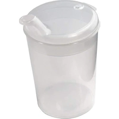 Abbildung von Medi Inn+ Schnabelbecher Schabeltasse Trinkbecher 250 ml (Farbe: transparent, Öffnung: 12 x 10 mm)