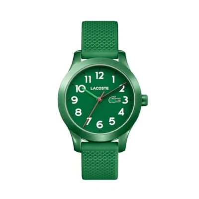 Abbildung von Lacoste Analog Quarzuhr für Kinder mit Grünes Silikonarmband 2030001