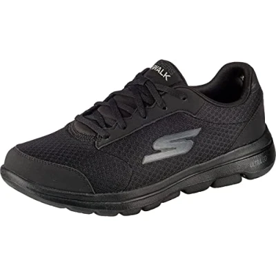 Abbildung von Skechers Herren Go Walk 5 Qualify Sneaker, Black Textile Synthetic Trim, 47 EU