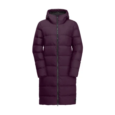 Abbildung von Jack Wolfskin Frozen Palace Daunenmantel, Damen, Größe: Medium, Berry jam