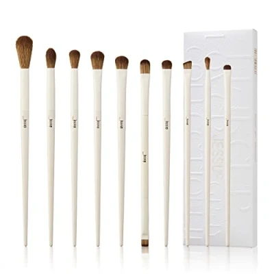 Abbildung von Jessup Pinselset Augenpinsel Lidschattenpinsel Set Augen Make Up Pinsel Professional 10 Stück Makeup Schminkpinsel Kosmetikpinsel Eyeliner Eye Brushes T330