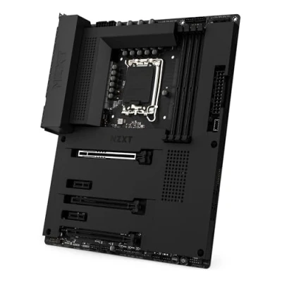 Abbildung von NZXT N7 Z790 Motherboard Z79XT W1 Intel Chipsatz (Unterstützt 12., 13., 14. Gen CPUs) ATX Gaming Integriertes I/O Shield WiFi 6E Bluetooth Schwarz