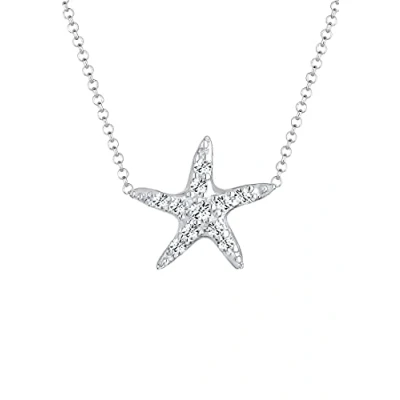Abbildung von Elli SEA STAR Halskette, Größe: 40, Silber