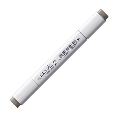 Abbildung von COPIC Classic Marker Typ W 5, warm gray No. professioneller Layoutmarker, mit einer breiten und feinen Spitze
