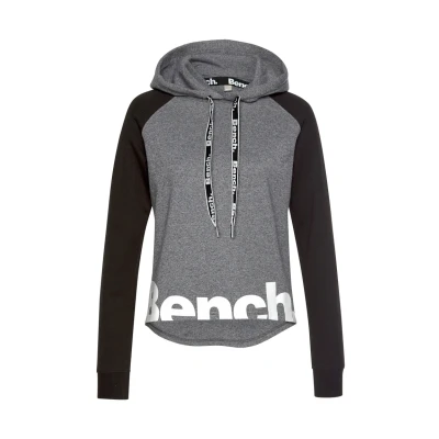 Abbildung von Bench Sweatshirt grauschwarz, Damen, Größe: 32/34, Grau schwarz