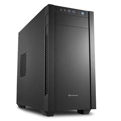 Abbildung von Sharkoon S1000 micro ATX Gehäuse, schwarz