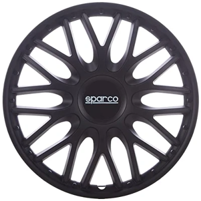Abbildung von Sparco Radzierblenden Roma 16 Zoll Schwarz Satz mit 4 Stück