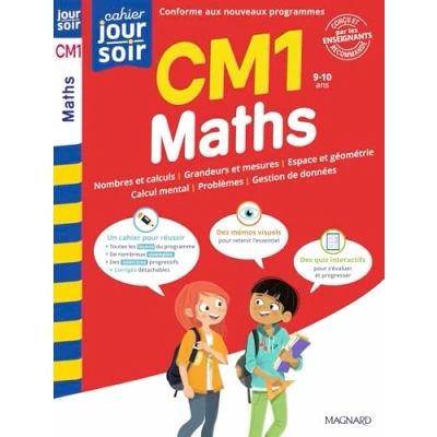 Abbildung von Maths CM1 Cahier Jour Soir: Conçu et recommandé par les enseignants
