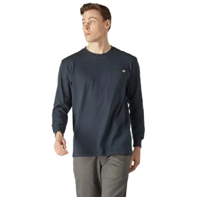 Abbildung von Dickies, Herren, Schweres Langarmshirt mit Tasche, legere Passform, DUNKELNAVAIR, M
