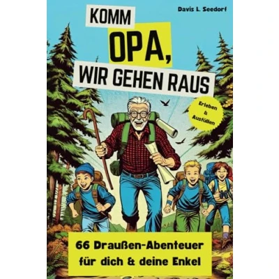 Abbildung von Komm Opa, wir gehen raus 66 Draußen Abenteuer für dich und deine Enkelkinder: Ein Buch voller Ideen unvergessliche Tage im Freien Erleben Ausfüllen Geschenkbuch alle Opa&#039;s