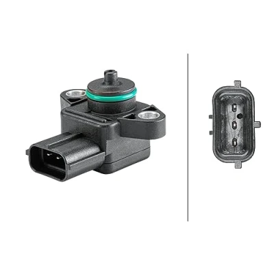 Abbildung von HELLA 6PP 358 152 231 Sensor, Saugrohrdruck SUZUKI: SWIFT 3, Grand Vitara 1 SUV, 2 SUV