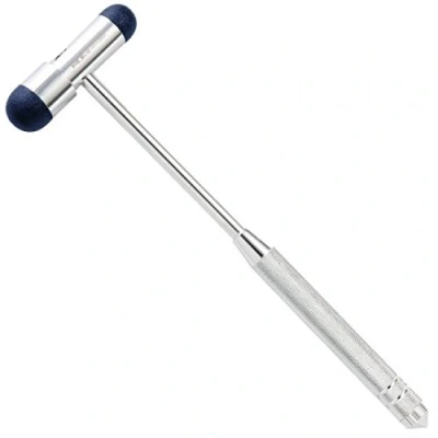 Abbildung von MDF Babinski Buck® neurologischer Reflexhammer mit eingebautem Pinsel für Hautreflexe und Oberflächenreaktionen leicht HDP Griff Marineblau (MDF515PBT 04)