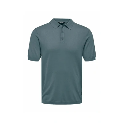 Abbildung von Only &amp; Sons Onswyler LIFE REG SS Poloshirt, Herren, Größe: XS, Stormy weather