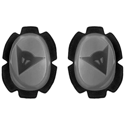 Abbildung von Dainese Pista Knee Slider, Polyurethan Motorradknie, Motorrad Knieschoner, Gleichmäßiger Kontakt mit Piste und Asphalt, Schieber Klettverschluss, Anthrazit/Schwarz