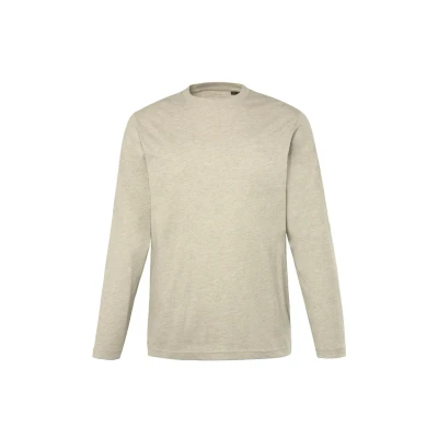 Abbildung von JP1880 Langarm MIT Logorundhals Regular FIT Sweatshirt, Herren, Größe: 6XL, Nature melange