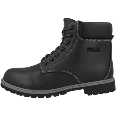 Abbildung von Fila Maverick MID Unisex Schnürstiefelette, Größe: 42, Black Hochwertiges lederimitat