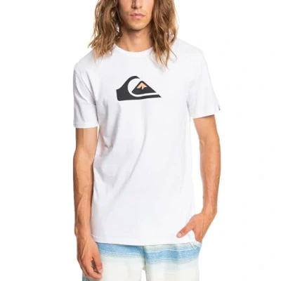 Abbildung von Quiksilver Complogo BYJ0 Tshirt print, Herren, Größe: Small, White