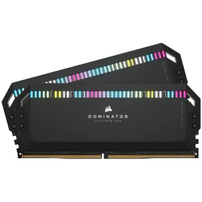 Abbildung von Corsair DOMINATOR PLATINUM RGB DDR5 RAM 32GB (2x16GB) 6000MHz CL36 Intel XMP iCUE Kompatibel Computer Speicher Schwarz (CMT32GX5M2X6000C36)