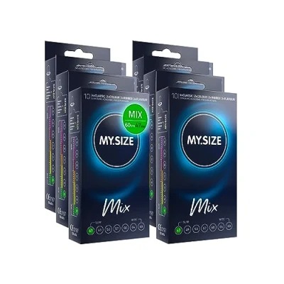 Abbildung von My.Size Mix Kondome Größe 1, 47 mm, Vorteilspackung, Inhalt 60 Stück