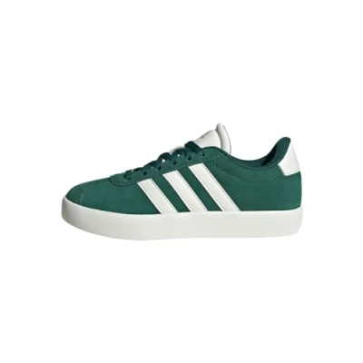 Abbildung von adidas Unisex VL Court 3.0 Shoes Kids Schuhe, Green/Off White/Gold Metallic, 38 EU