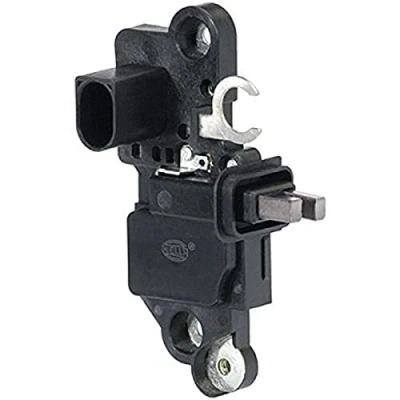 Abbildung von HELLA 5DR 009 728 531 Lichtmaschinenregler 12 MERCEDES BENZ: C Class Saloon, CLK Convertible, SLK, VOLKSWAGEN: TRANSPORTER 4 Bus, Passat B5 Estate