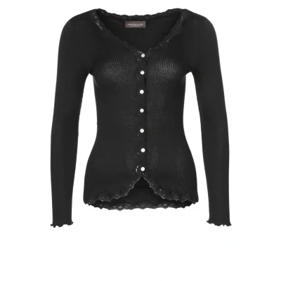 Abbildung von Rosemunde Regular Vintage Strickjacke, Damen, Größe: XS, Schwarz