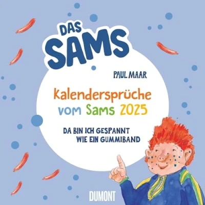 Abbildung von Kalendersprüche vom Sams 2025 Lustige Reime von Paul Maar Wandkalender mit Spiralbindung DUMONT Quadratfomat 23 x