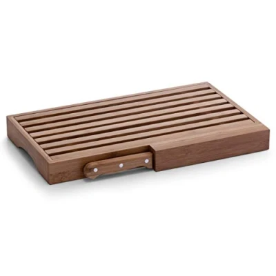 Abbildung von Zeller 25225 Brotschneidebrett m. Messer, Bambus, ca. 39,5x23,5x4 cm, Sonstige