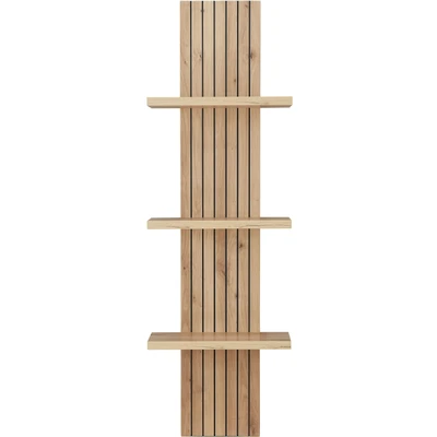 Abbildung von Stella Trading CORE Wandboard in Artisan Eiche Optik Vielseitig einsetzbares Wandregal mit 3 Böden 38 x 120 22 cm (B/H/T)