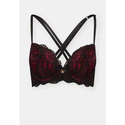 Abbildung von Lascana Jette BY Criss BRA Pushup BH, Damen, Größe: 70B, Back/red