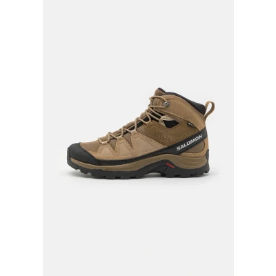 Abbildung von Salomon Quest ROVE GTX Hikingschuh, Herren, Größe: 46, Kangaroo/kelp/black Leder und textil