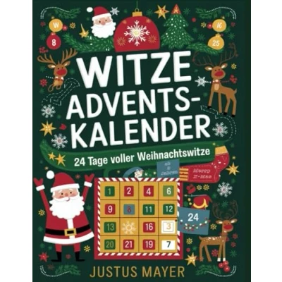 Abbildung von Witze Adventskalender: Lachen bis zum Weihnachtsfest 24 Tage voller Weihnachtswitze Das Geschenk für Kinder ab 8 Jahren
