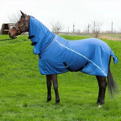 Abbildung von Harry&#039;s Horse Fliegendecke Mesh Pro Neck Blau 135/185