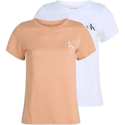 Abbildung von Calvin Klein Jeans T Shirt »2 PACK MONOLOGO SLIM TEE«, (Packung, 2er Pack)