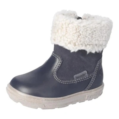 Abbildung von RICOSTA Mädchen Winterstiefel Jiminy, Kinder Lauflernschuhe, Weite: Mittel, lose Einlage, Sympatex, Winterboots, Lammwolle, warm, See (180), 24 EU