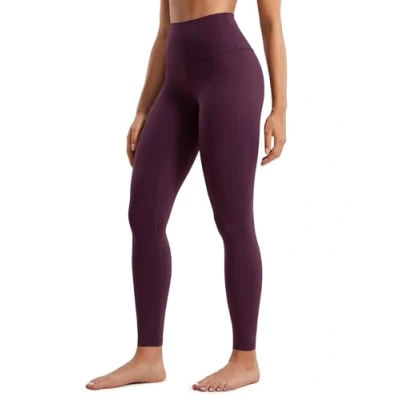 Abbildung von CRZ Yoga Butterluxe Damen High Waist Sport Leggings Blickdicht Leggins Sporthose Workout Gym Yogahose 71cm Dunkellila 38
