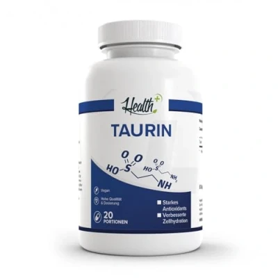 Abbildung von Zec+ Health+ Taurin 60 Aminosäuren Kapseln, 1000 mg reines Pulver pro Kapsel, vegane Made in Germany